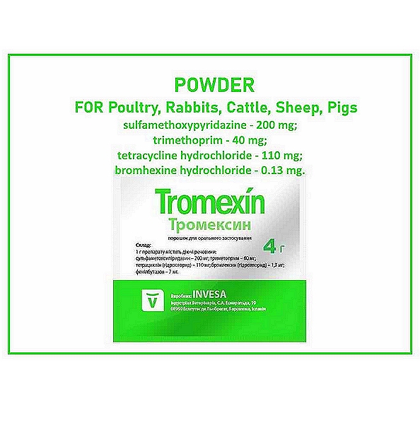Sulfamethoxy-pyridazine + Trimethoprim