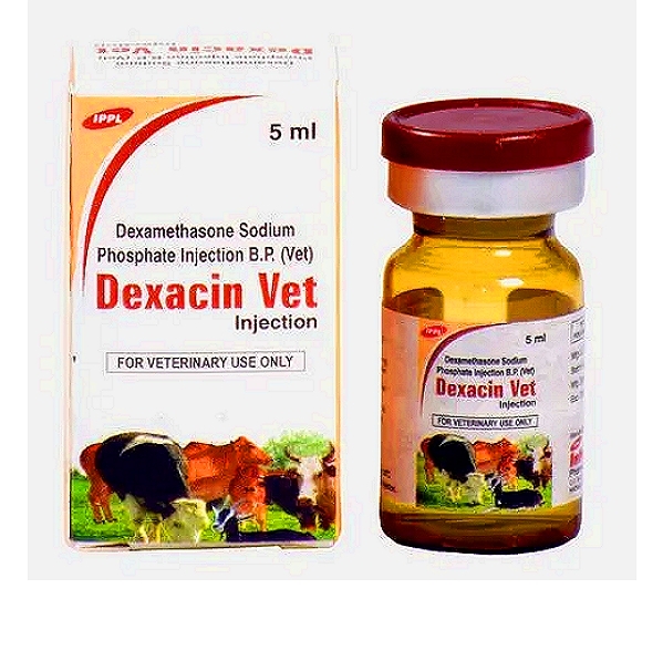 DEXACIN Vet - Dexamethasone Sodium Phosphate Injection B.P. 4 mg/ml