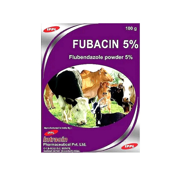 FUBACIN 5% - Flubendazole Powder - 100 g, 1 kg & 25 kg