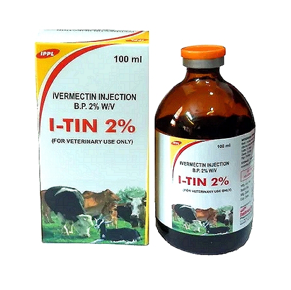 I-TIN 2% -  Ivermectin Injection BP 2% (Vet)