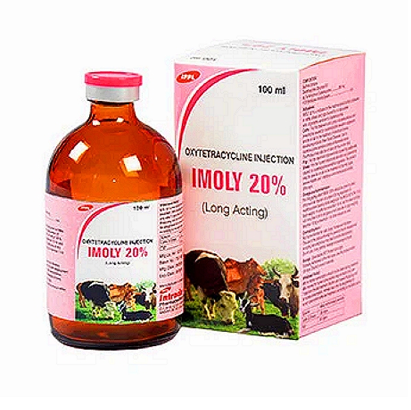 IMOLY 20% LA - Oxytetracycline Injection Long Acting 20% - 50 mL & 100 mL