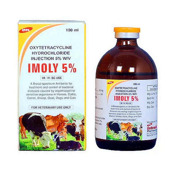 IMOLY 5% - Oxytetracycline Hydrochloride Injection 5%