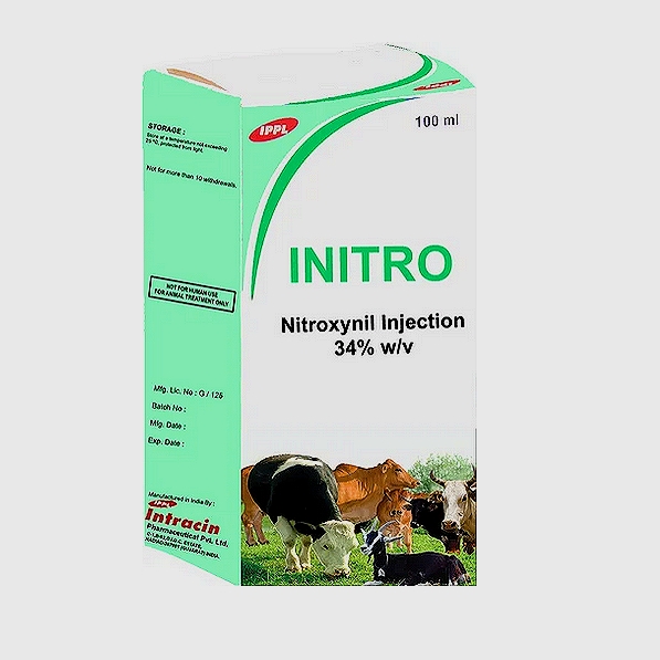 INITRO - Nitroxynil Injection 34% - 30 ml & 100 mL